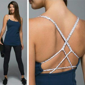 Lululemon Dancing Warrior Tank -- Teal Size 6